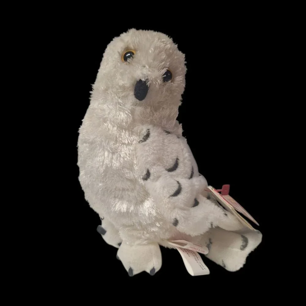 Ty Beanie Babies Summit Snowy‎ Owl 2007 White Bird Soft Wings Original